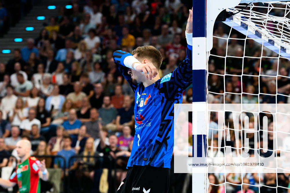 Munich HBL Super Cup 2026 SC Magdeburg, Füchse Berlin, goalkeeper Dominik Kuzmanovic, SC Magdeburg, Munich, SAP Garden, Bavaria, Germany