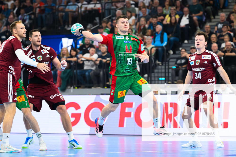 Munich HBL Super Cup 2026 SC Magdeburg Fuechse Berlin Elvar Oern Jonsson SC Magdeburg Munich SAP Garden Bavaria Germany