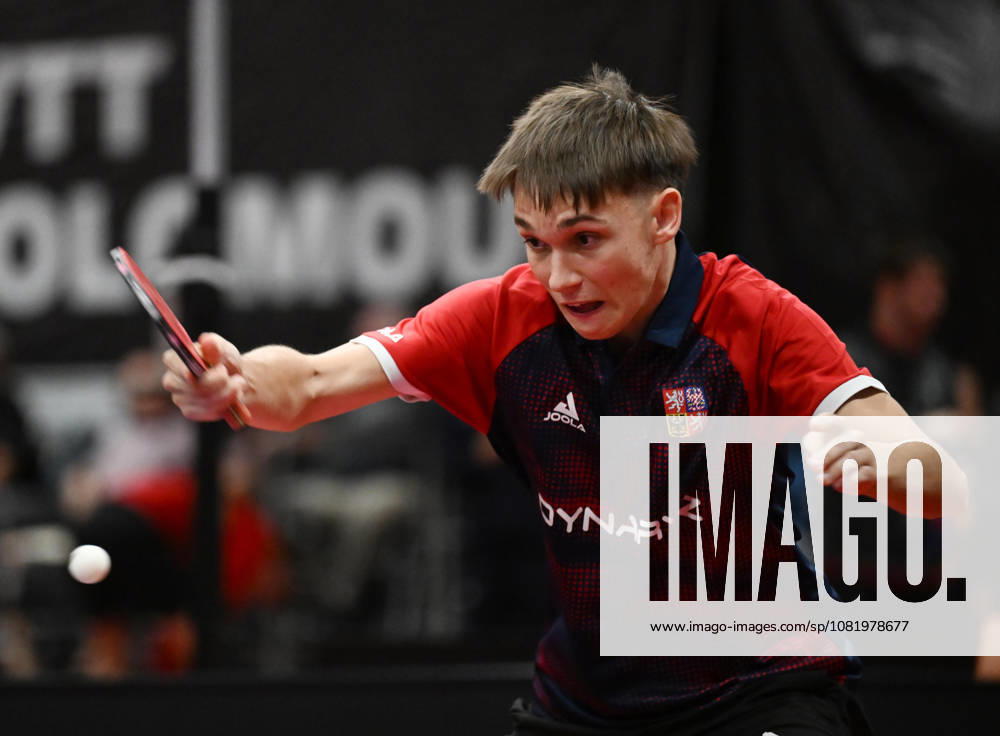 Men s Singles, group 7 of Table tennis, Tischtennis during the WTT Feeder Olomouc, Czech Republic, August 25, 2026. Pictured Jindrich Moravek of Czech Republic. (CTKxPhoto LudekxPerina) CTKPhotoP2026082503464 CTKPhotoP2026082503464