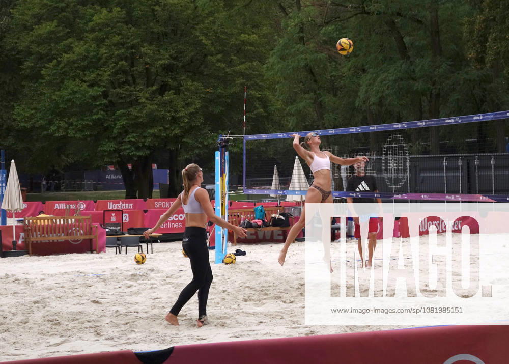 Dortmund, Ruhr Region, North Rhine-Westphalia: The German Beach Volleyball Championships are being held in Dortmund for the first time. Preparations are nearly complete; Center Court offers seating for 6,500 spectators, and the preliminary rounds will be played on two additional courts, the side courts. After 33 years, the event has moved from Timmendorfer Strand to the Ruhr region, specifically to Revierpark Wischlingen. The championship runs from August 27 to 30. The women’s players are practicing on one of the side courts