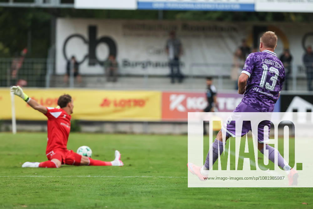 Toto Cup: SV Wacker Burghausen vs. FC Ingolstadt 04; Lars Lokotsch 13; FCI misses scoring opportunity; Goalie Lennart Pohlmann 31; SVWB Toto Cup: SV Wacker Burghausen vs. FC Ingolstadt 04; 2026–2027 season