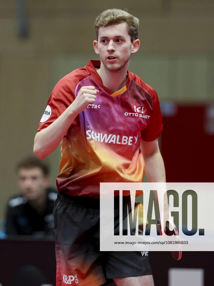 Cedric Meissner of TTC Schwalbe Bergneustadt celebrates during the Men s Table Tennis Bundesliga match between TTC Schwalbe Bergneustadt and TTC RhoenSprudel Fulda Maberzell, Burstenhalle on August 25, 2026, in Bergneustadt, Germany. Photo by Marco Steinbrenner, DeFodi Images. Cedric Meissner of TTC Schwalbe Bergneustadt cheers during the 1st Men’s Table Tennis Bundesliga match between TTC Schwalbe Bergneustadt and TTC RhoenSprudel Fulda Maberzell at Burstenhalle on August 25, 2026 in Bergneustadt, Germany Photo by Marco Steinbrenner, DeFodi Images Photo by Marco Steinbrenner, DeFodi Images