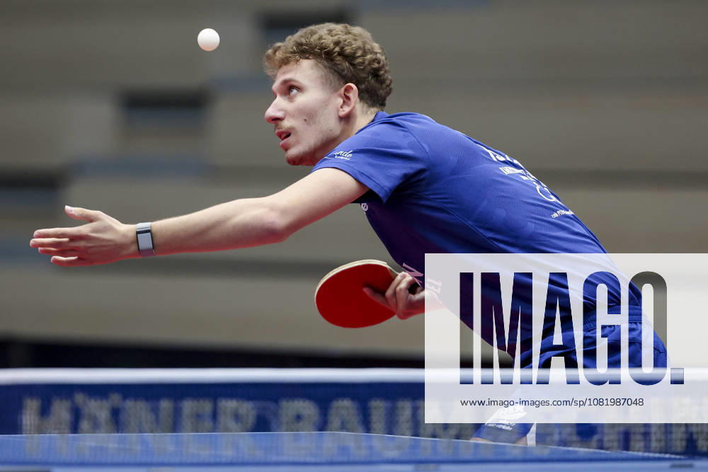 Andrei Teodor Istrate of TTC RhoenSprudel Fulda Maberzell controls the ball during the Men s Table Tennis Bundesliga Match 1 between TTC Schwalbe Bergneustadt and TTC RhoenSprudel Fulda Maberzell, Burstenhalle on August 25, 2026, in Bergneustadt, Germany. Photo by Marco Steinbrenner, DeFodi Images. Andrei Teodor Istrate of TTC RhoenSprudel Fulda Maberzell controls the ball during the 1st Men’s Table Tennis Bundesliga match between TTC Schwalbe Bergneustadt and TTC RhoenSprudel Fulda Maberzell at Burstenhalle on August 25, 2026 in Bergneustadt, Germany Photo by Marco Steinbrenner, DeFodi Images Photo by Marco Steinbrenner, DeFodi Images