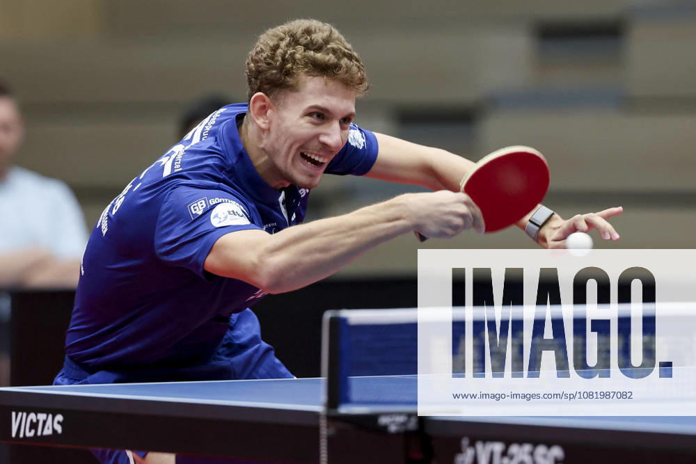 Andrei Teodor Istrate of TTC RhoenSprudel Fulda Maberzell controls the ball during the Men s Table Tennis Bundesliga Match 1 between TTC Schwalbe Bergneustadt and TTC RhoenSprudel Fulda Maberzell, Burstenhalle on August 25, 2026, in Bergneustadt, Germany. Photo by Marco Steinbrenner, DeFodi Images. Andrei Teodor Istrate of TTC RhoenSprudel Fulda Maberzell controls the ball during the Men’s Table Tennis Bundesliga match between TTC Schwalbe Bergneustadt and TTC RhoenSprudel Fulda Maberzell at Burstenhalle on August 25, 2026 in Bergneustadt, Germany Photo by Marco Steinbrenner, DeFodi Images Photo by Marco Steinbrenner, DeFodi Images