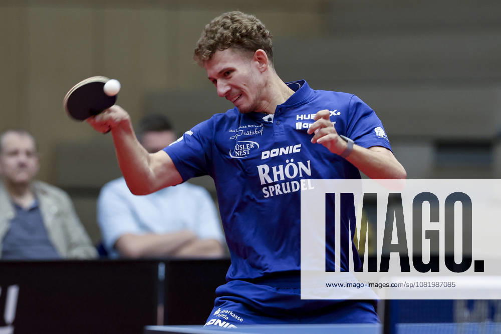 Andrei Teodor Istrate of TTC RhoenSprudel Fulda Maberzell controls the ball during the Men s Table Tennis Bundesliga Match 1 between TTC Schwalbe Bergneustadt and TTC RhoenSprudel Fulda Maberzell, Burstenhalle on August 25, 2026, in Bergneustadt, Germany. Photo by Marco Steinbrenner, DeFodi Images. Andrei Teodor Istrate of TTC RhoenSprudel Fulda Maberzell controls the ball during the Men’s Table Tennis Bundesliga match between TTC Schwalbe Bergneustadt and TTC RhoenSprudel Fulda Maberzell at Burstenhalle on August 25, 2026 in Bergneustadt, Germany Photo by Marco Steinbrenner, DeFodi Images Photo by Marco Steinbrenner, DeFodi Images