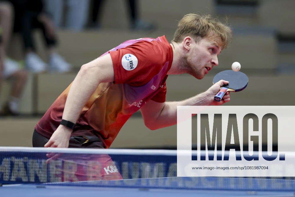 Benedikt Duda of TTC Schwalbe Bergneustadt controls the ball during the Men s Table Tennis Bundesliga Match between TTC Schwalbe Bergneustadt and TTC RhoenSprudel Fulda Maberzell, Burstenhalle on August 25, 2026, in Bergneustadt, Germany. Photo by Marco Steinbrenner, DeFodi Images. Benedikt Duda of TTC Schwalbe Bergneustadt controls the ball during the 1st Men’s Table Tennis Bundesliga match between TTC Schwalbe Bergneustadt and TTC RhoenSprudel Fulda Maberzell at Burstenhalle on August 25, 2026 in Bergneustadt, Germany Photo by Marco Steinbrenner, DeFodi Images Photo by Marco Steinbrenner, DeFodi Images
