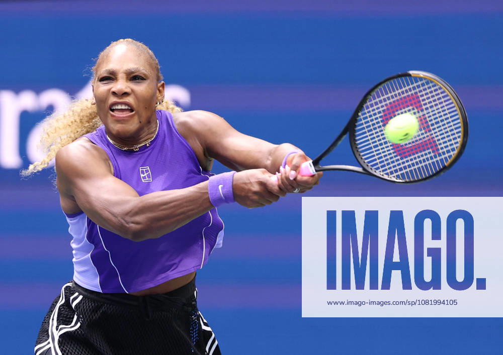 SERENA WILLIAMS of USA during the match in the first round mixed doubles of US Open with C. Alcaraz of Spain against E. Routliffe of New Zealand and L. Glasspool of Great Britain. New York, USA. New York City USA - ZUMAc278 20260825_zsp_c278_032