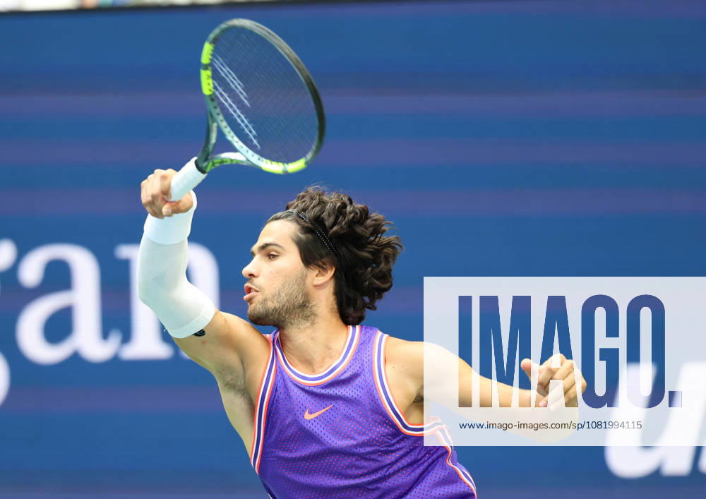 CARLOS ALCARAZ of Spain during the match in the first round mixed doubles of US Open with S. Williams of USA against E. Routliffe of New Zealand and L. Glasspool of Great Britain. New York, USA. New York City USA - ZUMAc278 20260825_zsp_c278_039
