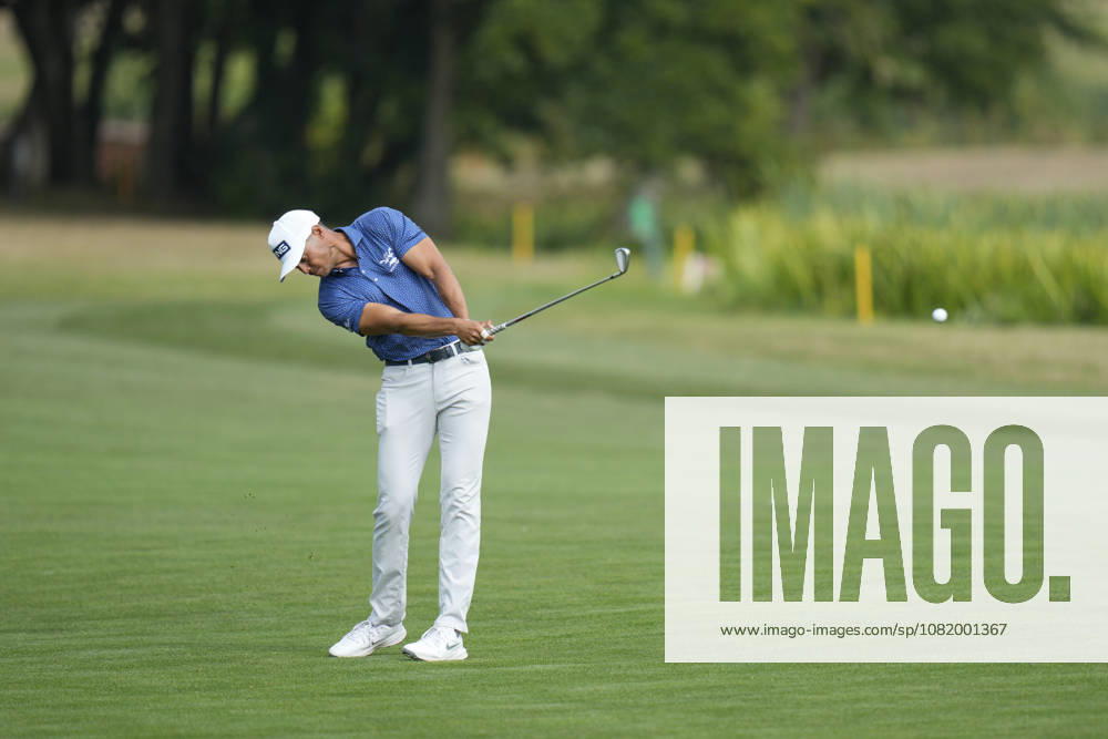 SUTTON COLDFIELD, ENGLAND - AUG 26: Johannes Veerman (USA) plays from the eighteenth fairway during the Pro-Am at the 2026 Husqvarna British Masters at The Belfry, Sutton Coalfield on August 26, 2026 in Warwickshire, England The 2026 Husqvarna British Masters