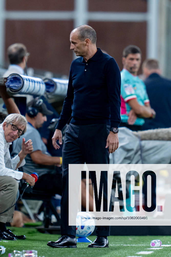 Massimiliano Allegri Head Coach of SSC Napoli during the Serie A match between Genoa CFC and SSC Napoli at Stadio Luigi Ferraris Genoa Italy on 22 August 2026. Genoa Stadio Luigi Ferraris Genoa Italy