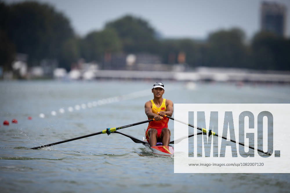 26th August 2026; Bosbaan, Amsterdam, Holland, Netherlands; 2026 World Rowing Championships, Day Three; Heat; China Mens Single Sculls (M1x) with Xiuli Zhang AnthonyxBenoit