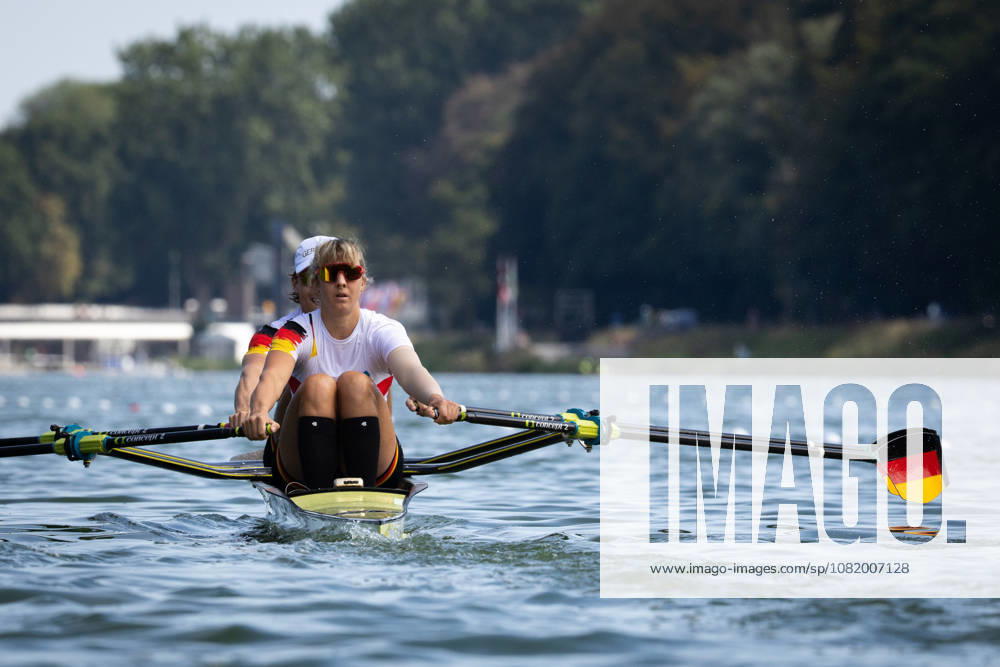 26th August 2026; Bosbaan, Amsterdam, Holland, Netherlands; 2026 World Rowing Championships, Day Three; Heat, Germany PR3 Mixed Double Sculls (PR3 Mix2x) with Valentin Luz and Kathrin Marchand AnthonyxBenoit