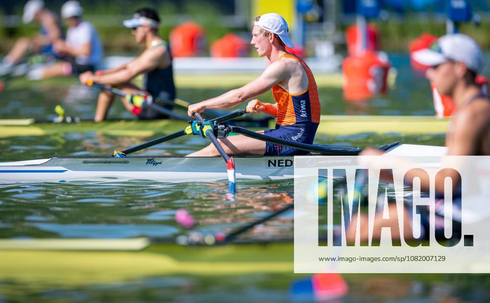 AMSTERDAM - Cornelus Palsma in action in the lightweight women s single scull event on the third day of the World Rowing Championships at the Bosbaan in the Amsterdam Forest. IRIS VAN DEN BROEK ANP ANPxSportx IVx 566308470 originalFilename: 566308470