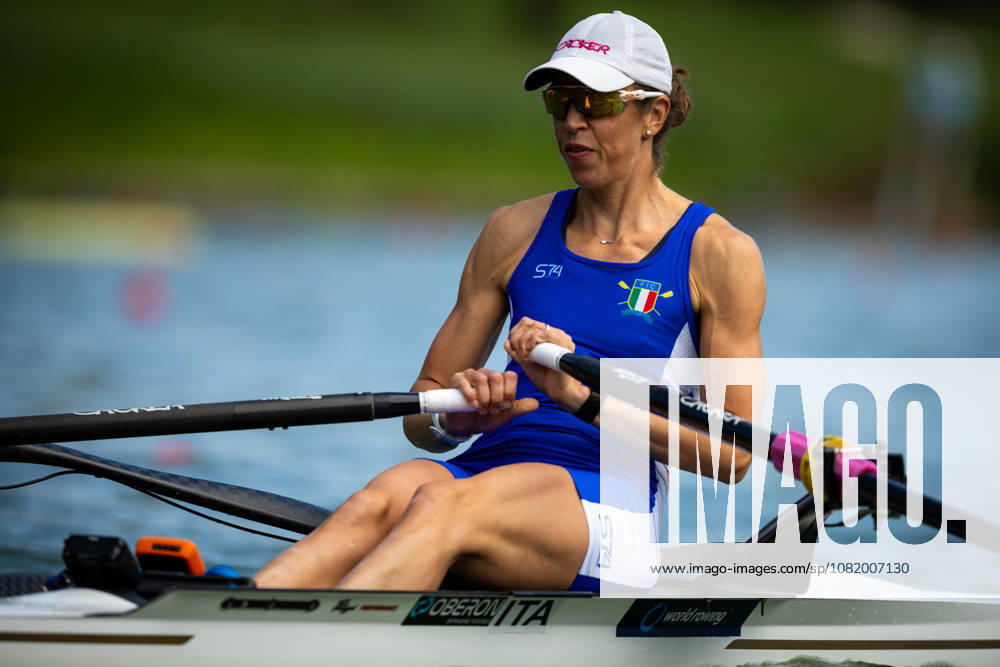 26th August 2026; Bosbaan, Amsterdam, Holland, Netherlands; 2026 World Rowing Championships, Day Three; Heat; Italy Womens Single Sculls (W1x) with Anna Sarah Sophie Souwer, former Dutch international rower AnthonyxBenoit