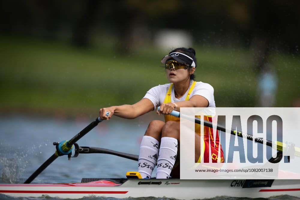 26th August 2026; Bosbaan, Amsterdam, Holland, Netherlands; 2026 World Rowing Championships, Day Three; heat; China Womens Single Sculls (W1x) with Sixuan Wang AnthonyxBenoit