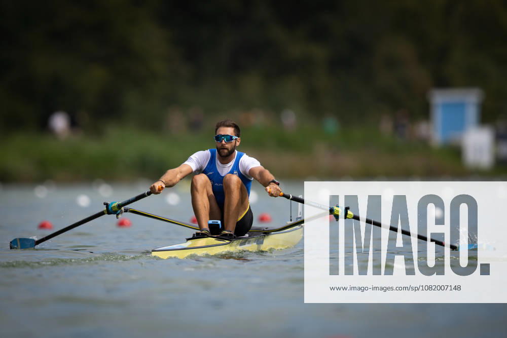 26th August 2026; Bosbaan, Amsterdam, Holland, Netherlands; 2026 World Rowing Championships, Day Three; Heat; Greece Mens Single Sculls (M1x) with Stefanos Ntouskos AnthonyxBenoit