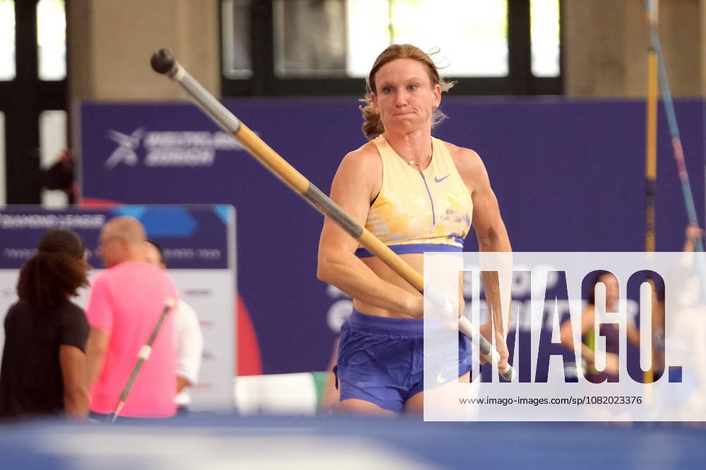 American pole vaulter Emily Grove during Weltklasse 2026, the Zurich stage of Diamond League held in Zurich Main Station Dübendorf Dürrbach Zürich Schweiz