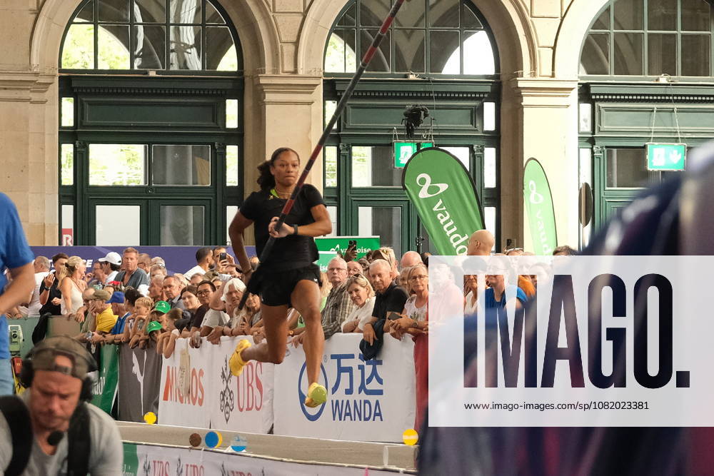 French pole vaulter Marie-Julie Bonnin during Weltklasse 2026, the Zurich stage of Diamond League held in Zurich Main Station Dübendorf Dürrbach Zürich Schweiz
