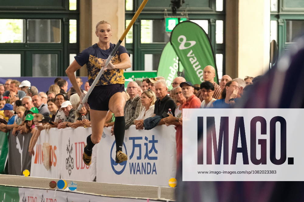 American pole vaulter Katie Moon during Weltklasse 2026, the Zurich stage of Diamond League held in Zurich Main Station Dübendorf Dürrbach Zürich Schweiz