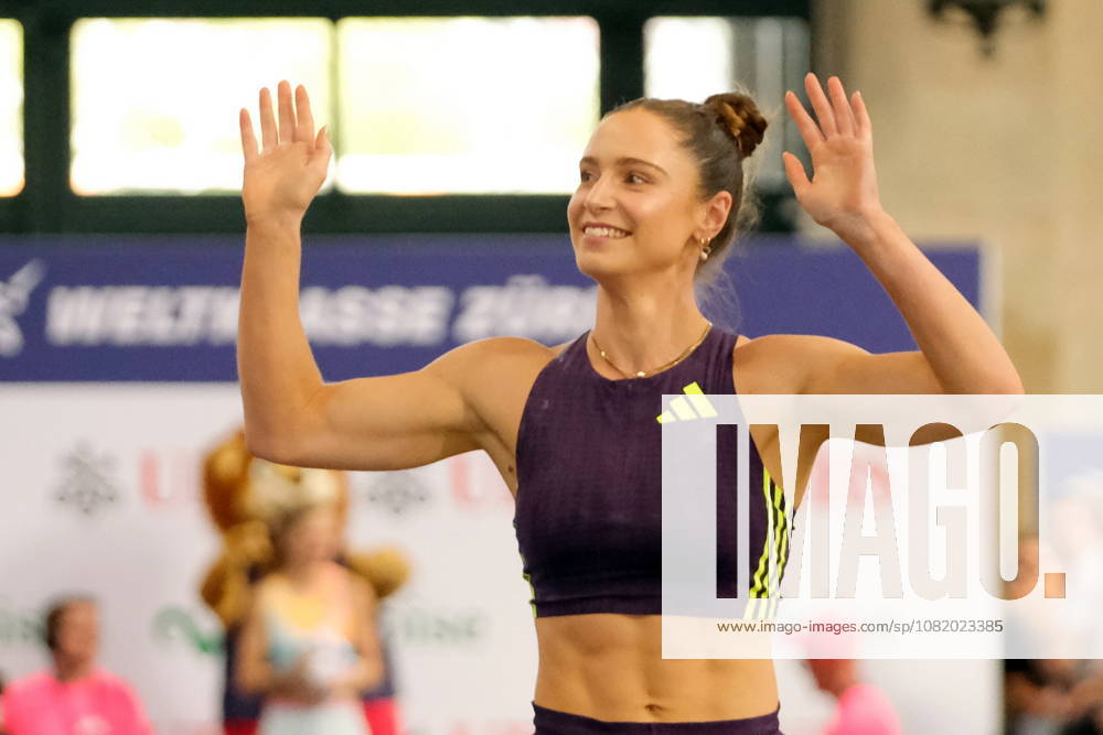 Newzealander pole vaulter Imogen Ayris during Weltklasse 2026, the Zurich stage of Diamond League held in Zurich Main Station Dübendorf Dürrbach Zürich Schweiz