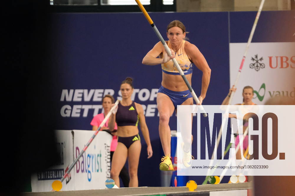 American pole vaulter Emily Grove during Weltklasse 2026, the Zurich stage of Diamond League held in Zurich Main Station Dübendorf Dürrbach Zürich Schweiz