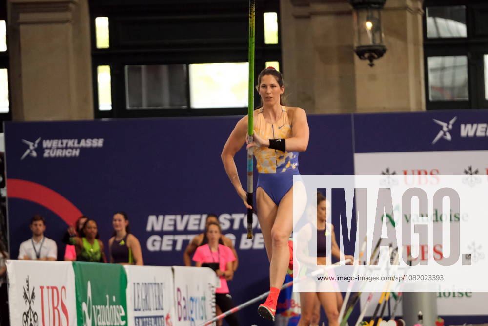 Newzealander pole vaulter Eliza Mccartney during Weltklasse 2026, the Zurich stage of Diamond League held in Zurich Main Station Dübendorf Dürrbach Zürich Schweiz