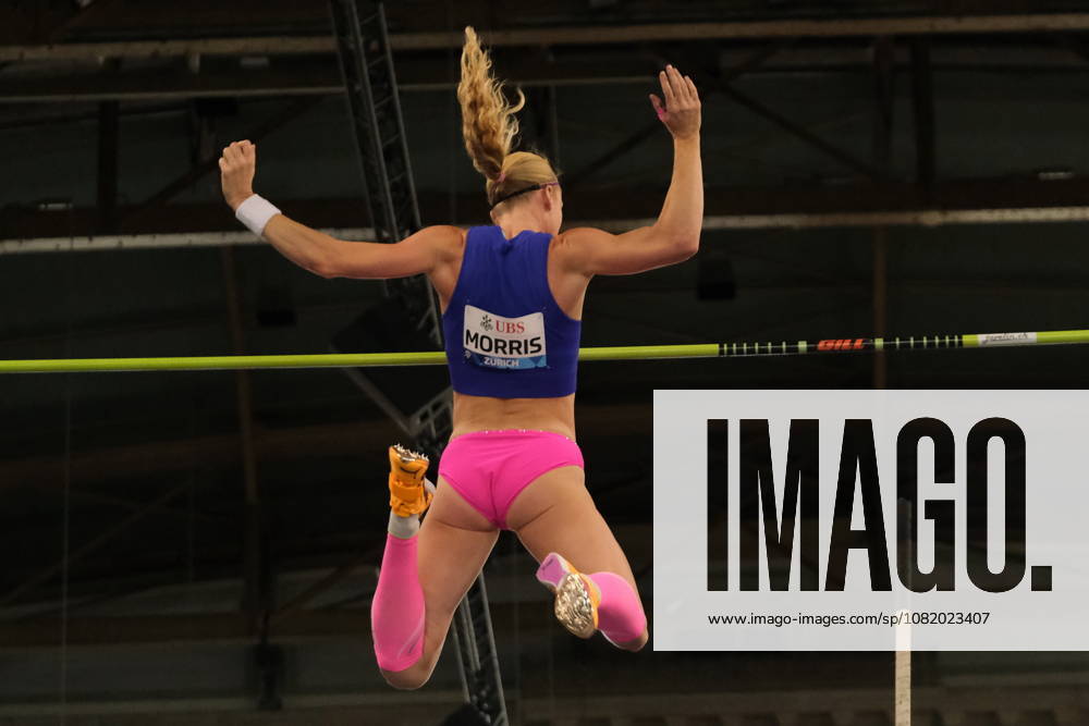 American pole vaulter Sandi Morris during Weltklasse 2026, the Zurich stage of Diamond League held in Zurich Main Station Dübendorf Dürrbach Zürich Schweiz