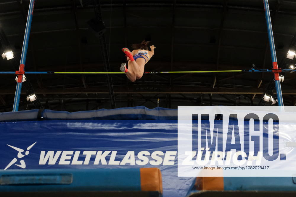 Newzealander pole vaulter Eliza Mccartney during Weltklasse 2026, the Zurich stage of Diamond League held in Zurich Main Station Dübendorf Dürrbach Zürich Schweiz