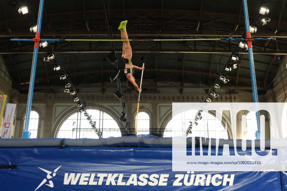 American pole vaulter Hana Moll during Weltklasse 2026, the Zurich stage of Diamond League held in Zurich Main Station Dübendorf Dürrbach Zürich Schweiz