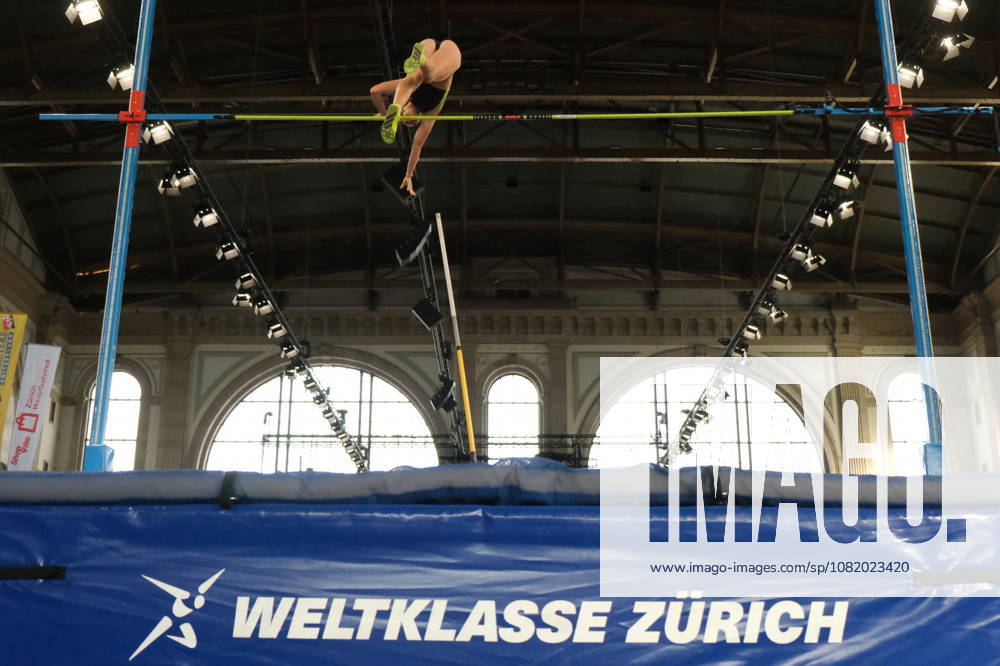 American pole vaulter Hana Moll during Weltklasse 2026, the Zurich stage of Diamond League held in Zurich Main Station Dübendorf Dürrbach Zürich Schweiz