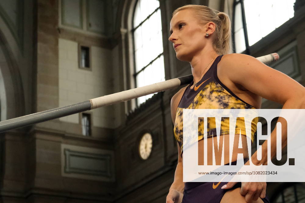 American pole vaulter Katie Moon during Weltklasse 2026, the Zurich stage of Diamond League held in Zurich Main Station Dübendorf Dürrbach Zürich Schweiz