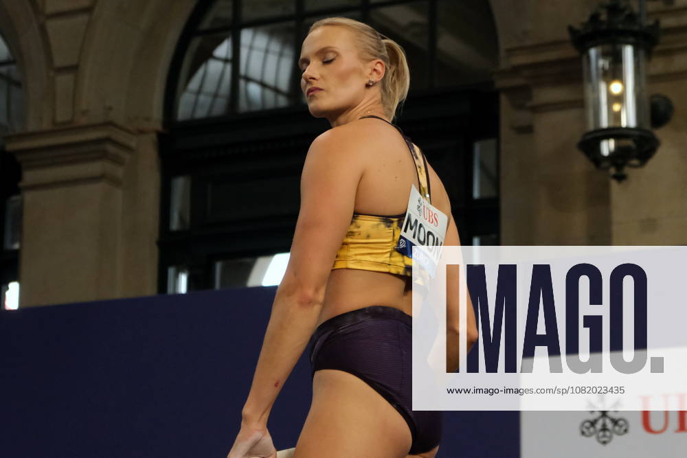 American pole vaulter Katie Moon during Weltklasse 2026, the Zurich stage of Diamond League held in Zurich Main Station Dübendorf Dürrbach Zürich Schweiz