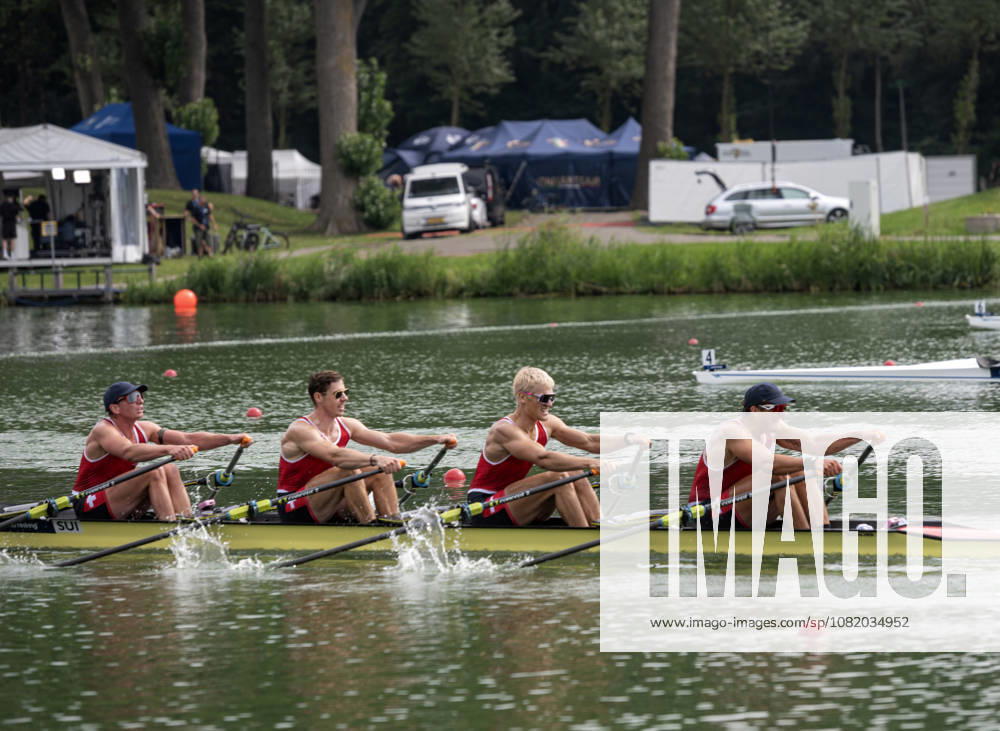 Amsterdam The Netherlands 27th August 2026 2026 World Rowing Championships on the Bosbaan in Amsterdam Men s Quadruple Sculls Final C (Final) B Raphael Ahumada 2 Bojan Reuffurth 3 Donat Vonder Muehll S Maurin Lange (SUI) watersport,