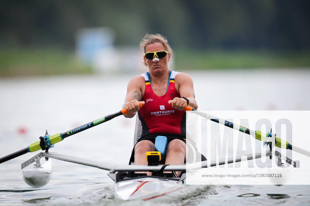 27th August 2026; Bosbaan, Amsterdam, Holland, Netherlands; 2026 World Rowing Championships, Day Four; Heat; Belgium PR1 Womens Single Sculls (PR1 W1x) with Laurence Vandevyver AnthonyxBenoit