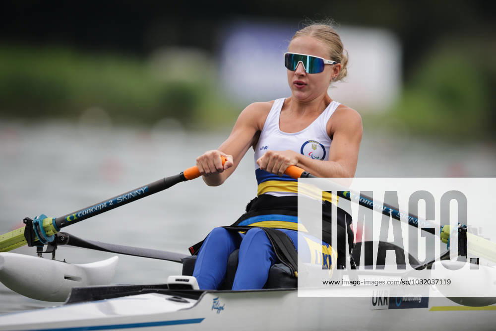 27th August 2026; Bosbaan, Amsterdam, Holland, Netherlands; 2026 World Rowing Championships, Day Four; Heat; Ukraine PR1 Womens Single Sculls (PR1 W1x) with Anna Sheremet AnthonyxBenoit