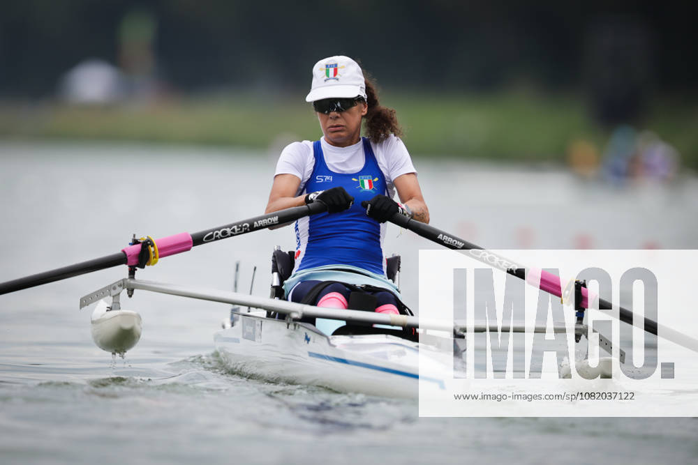 27th August 2026; Bosbaan, Amsterdam, Holland, Netherlands; 2026 World Rowing Championships, Day Four; Heat; Italy PR1 Womens Single Sculls (PR1 W1x) with Katia Aere AnthonyxBenoit