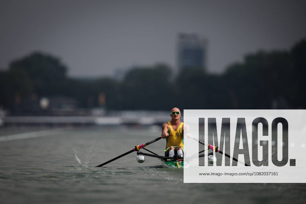 27th August 2026; Bosbaan, Amsterdam, Holland, Netherlands; 2026 World Rowing Championships, Day Four; Heat; Australia PR1 Mens Single Sculls (PR1 M1x) with Erik Horrie AnthonyxBenoit
