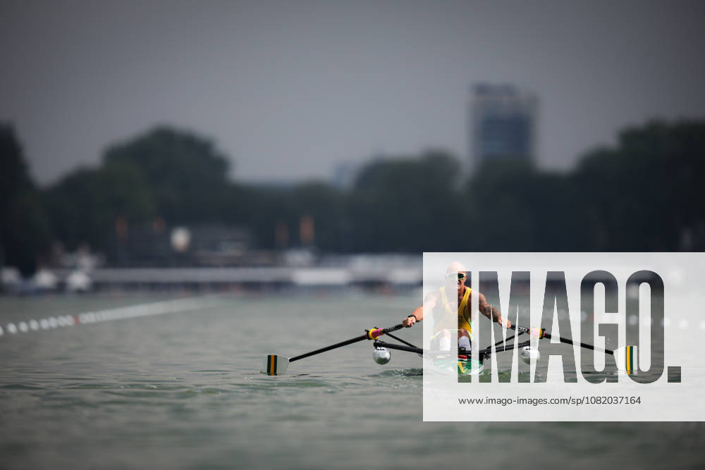 27th August 2026; Bosbaan, Amsterdam, Holland, Netherlands; 2026 World Rowing Championships, Day Four; Heat; Australia PR1 Mens Single Sculls (PR1 M1x) with Erik Horrie AnthonyxBenoit