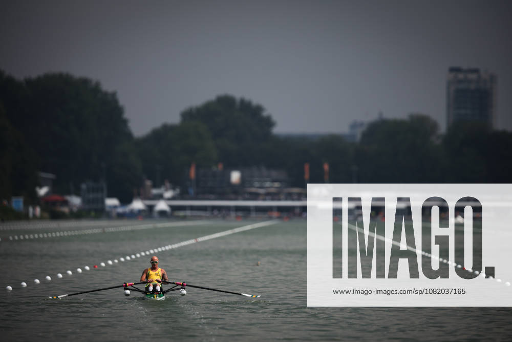 27th August 2026; Bosbaan, Amsterdam, Holland, Netherlands; 2026 World Rowing Championships, Day Four; Heat; Australia PR1 Mens Single Sculls (PR1 M1x) with Erik Horrie AnthonyxBenoit