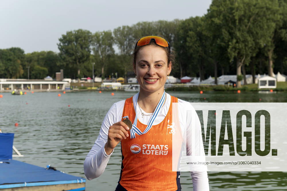 Amsterdam The Netherlands 27th August 2026 2026 World Rowing Championships on the Bosbaan in Amsterdam Lightweight Women s Single Sculls Final A (Final) Femke Van De Vliet (NED) wins bronze watersport,