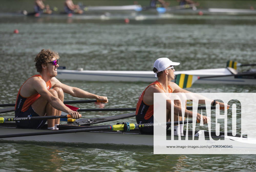 Amsterdam The Netherlands 27th August 2026 2026 World Rowing Championships on the Bosbaan in Amsterdam Lightweight Men s Double Sculls Final A (Final) B Erik Van Eijck Van Heslinga S Frederik Ploeg (NED) watersport,