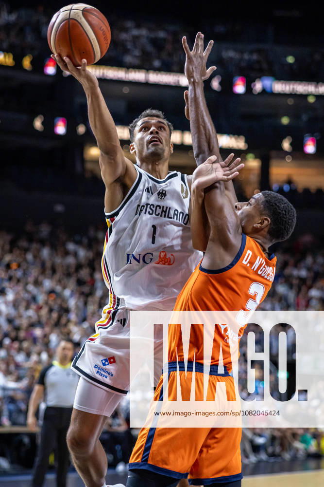 Basketball Cologne, August 27, 2026, World Cup Qualifier: Germany (GER) vs. Netherlands (NED), Oscar da Silva, Germany, No. 01
