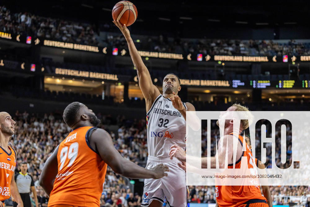 Basketball Cologne, August 27, 2026, World Cup Qualifier: Germany (GER) vs. Netherlands (NED), Johannes Thiemann, Germany, No. 32