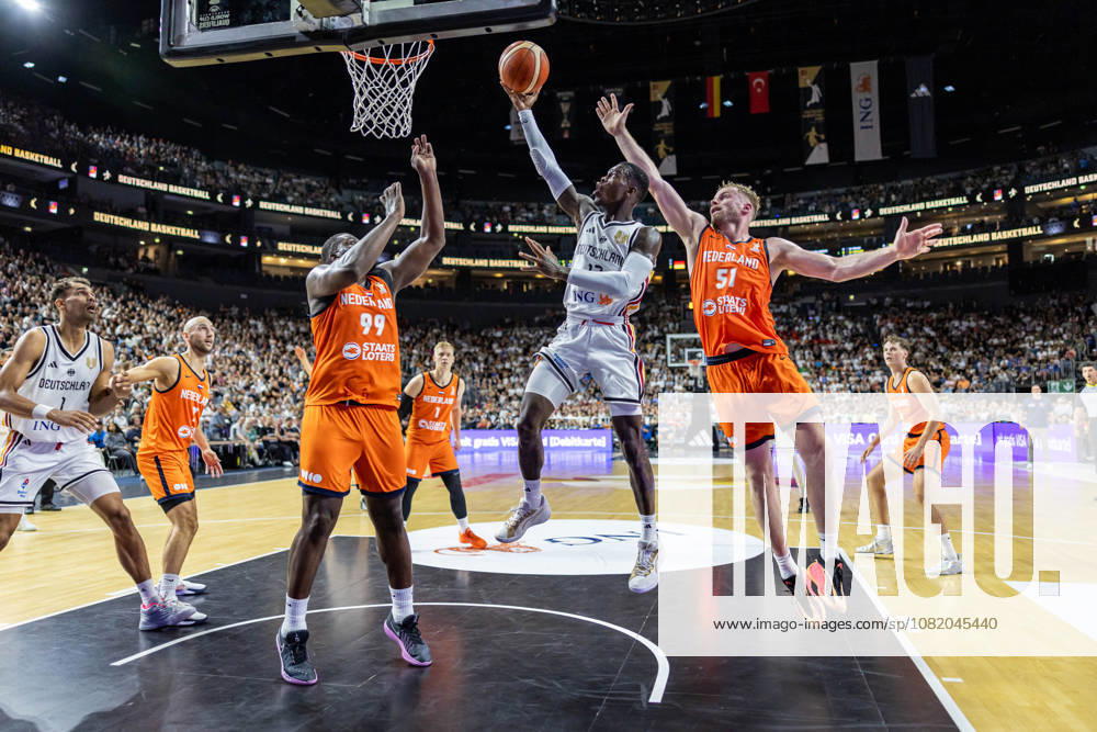Basketball Cologne, August 27, 2026, World Cup Qualifier: Germany (GER) vs. Netherlands (NED), Dennis Schröder, Schröder, Germany, No. 17, Schröder, Schroder