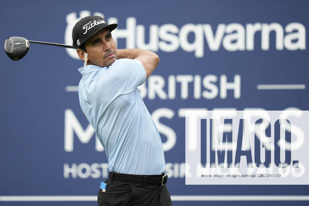 SUTTON COLDFIELD, ENGLAND - AUG 27: Rafa Cabrera Bello (ESP) plays from the second tee during Round 1 at the 2026 Husqvarna British Masters at The Belfry, Sutton Coalfield on August 27, 2026 in Warwickshire, England The 2026 Husqvarna British Masters