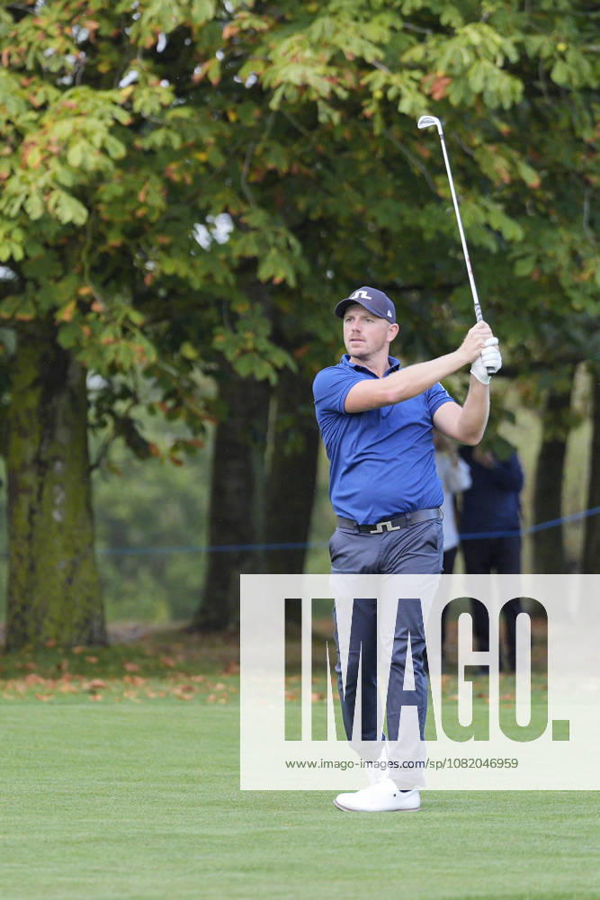 SUTTON COLDFIELD, ENGLAND - AUG 27: Matt Wallace (ENG) plays from the third fairway during Round 1 at the 2026 Husqvarna British Masters at The Belfry, Sutton Coalfield on August 27, 2026 in Warwickshire, England The 2026 Husqvarna British Masters
