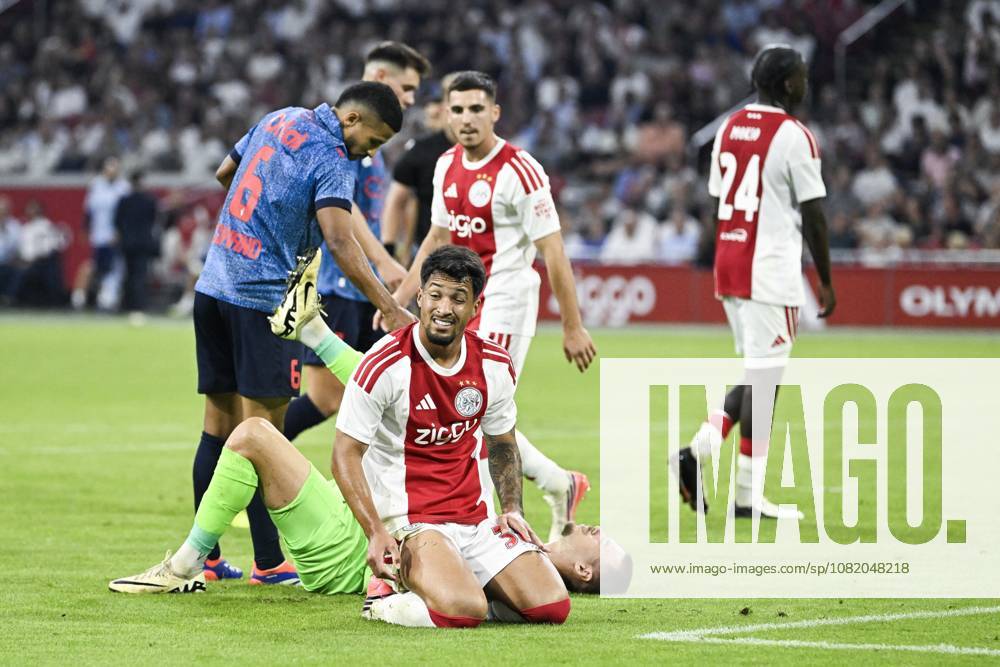AMSTERDAM - Marcos Leonardo of Ajax reacts after a missed chance during the UEFA Conference League match between AFC Ajax and Sion at the Johan Cruijff ArenA on August 27, 2026, in Amsterdam, the Netherlands. OLAF KRAAK ANP ANPxSportx IVx 566392708 originalFilename: 566392708