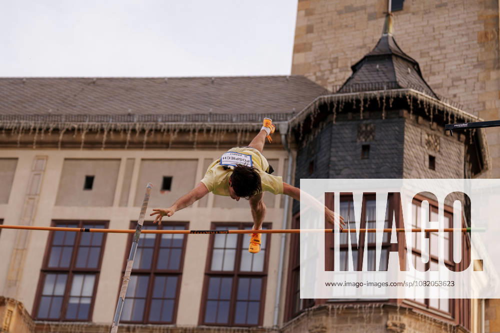 6th International DVV Stadtwerke Pole Vault Meeting featuring PaweÅ‚ Pospiech (POL) on August 27, 2026, at the Market Square in Dessau, Dessau-Roßlau, Saxony-Anhalt, Dessau-Roßlau, Market Square, Dessau, Saxony-Anhalt, Germany