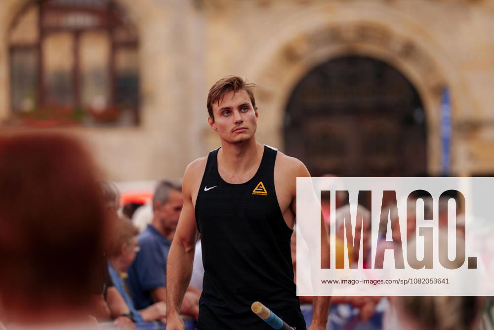 6th International DVV Stadtwerke Pole Vault Meeting, Marec Metzger (TSV Gräfelfing), on August 27, 2026, at the Marktplatz in Dessau, Dessau-Roßlau, Saxony-Anhalt, Dessau-Roßlau, Marktplatz, Dessau, Saxony-Anhalt, Germany