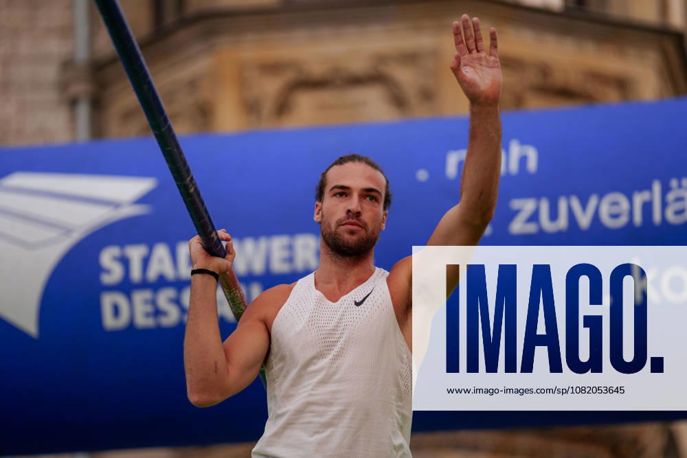 6th International DVV Stadtwerke Pole Vault Meeting featuring Robin Emig (FRA) on August 27, 2026, at the Marktplatz in Dessau, Dessau-Roßlau, Saxony-Anhalt, Dessau-Roßlau, Marktplatz, Dessau, Saxony-Anhalt, Germany